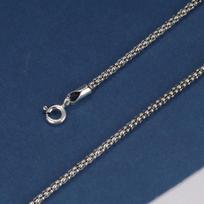 Real Pure Silver Popcorn Necklace Men Women S925 Sterling Silver Polishing Corn Necklace Male Classical Long Chain Jewelry 45CM
