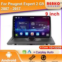 Automobilinė radijo stotelė Carplay Peugeot Expert 2 G9 2007 - 2017 m. Navigacija GPS Android Auto Bluetooth Multimedijos grotuvas Galva 2din WiFi 4 core 1GB+32GB carplay