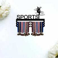 Metalinis laikiklis, vyrų, moterų sportinis šuolis į aukštį, tenisas, šokių imtynės, lengvoji atletika, nardymas, sportiniai medaliai, medaliai ir juostelės šviesiai pilka spalva