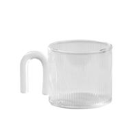Spalvinga rankena, ripple kavos puodelis, atsparus karščiui, stiklinis puodelis, pieno arbatos puodeliai, biuro puodeliai, gėrimai, gimtadienio dovanos, kavos puodeliai 380ml gryna