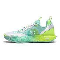 Li Ning All City 12 Beng Technology Žemo profilio vaikiški krepšinio bateliai Vaikiški krepšinio bateliai Balta Žalia Mėlyna YKBU032-5 39