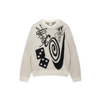 Nike x Stussy megztas megztinis (Azijos dydis) Natūralus Unisex Streetwear DR2894-238 S