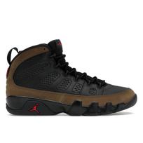 Air Jordan 9 Retro Olive 2024 Vyriški sportbačiai Juodi True-Red Šviesiai alyvuoti HV4794-030 41