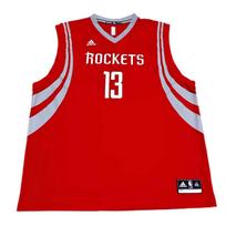 Adidas X NBA Bendradarbiavimas Harden Houston Rockets 13 Išvykos Puloveris V formos iškirpte Raidė Patogūs be rankovių Krepšinio marškinėliai 7818A-3RD-AEB2072 2XL