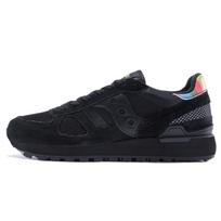 Saucony Shadow Original Classic Universalūs Retro Sportiniai Žemi Laisvalaikio Bėgimo Batai Moteriški Sneakeriai Juodi Oranžiniai S69005-3 35.5