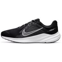 Nike Quest 5 Patogūs universalūs neslystantys dilimui atsparūs žemi bėgimo bateliai moteriški sportbačiai Juodi Balti DD9291-002 36.5
