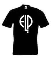 Emerson Lake and Palmer ELP Marškinėliai Dydis Mažas Juodi 2XL