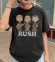 Rush Grupės Animacinių Filmų Gerbėjų Dovanos Unisex Marškinėliai S