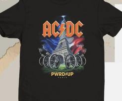 Acdc Paryžius Mes Jus Sveikiname Hipodromas Paryžius Turas Europa 2024 Marškinėliai 3XL