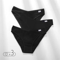 FINETOO 3vnt. Moteriškos kelnaitės, medvilninės apatinės kelnaitės M-4XL Sexy V juosmens kelnaitės mergaičių žemo aukščio minkštos kelnaitės, moteriškos apatinės kelnaitės, moteriškas apatinis trikotažas XXXXL
