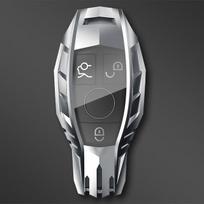 Automobilio raktų dėklo dangtelis raktų krepšys, skirtas Mercedes Benz ABCS klasės AMG GLA CLA GLC W221 W204 W205 W176 Priedai Laikiklis Shell Raktų pakabukas