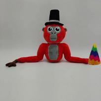 Nauja 25 cm Gorilla Tag Monke Anime pliušinis žaislas pliušinis žaislas įdaryti gyvūnai Minkštas pliušas vaikams Dovanos lėlės gimtadienis raudona