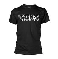 The Cramps 'Logo' Juodi Unisex Marškinėliai S