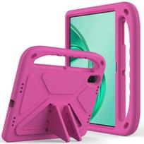 Honor Pad X8A 2024 11 colių NDL-W09 dėklas EVA Nešiojamas Atsparus smūgiams Saugus vaikams Rankena Laikiklis Planšetinio kompiuterio dangtelis Honor Pad X8A 2024 rožinė raudona spalva