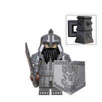 Nykštukas Karys Kario Surinkimo Dėlionė Konstruktoriai Minifigūrėlės Žaislai