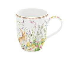EASY LIFE porcelianinis puodelis "Happy Easter", 350 ml