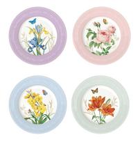 EASY LIFE porcelianinių lėkščių rinkinys "Royal Blossom", 4 vnt., Ø 19 cm