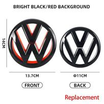 VOLKSWAGEN Automobilio Priekinės Grotelės Ženkleliai Galinės Bagažinės Emblema Dangtelių Užvalkalai Logotipo Lipdukas VW Volkswagen Golf 6 golf6 MK6 GTI