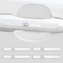 4 vnt. Skaidrus automobilio durų apsaugos nuo susidūrimo juostelė Lipdukas Lexus CT200H RX200T GX470 RX440H Automobilio interjerui