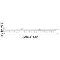 Laundry Drying Rack Wall Mount No-Drill Retractable Hanger Foldable Laundry Drying Rack For Bathroom Balcony Indoor Dorm Hotel balta
