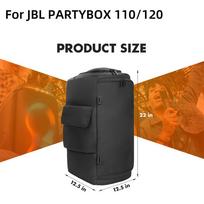 Nešiojama kolonėlės apsauga nuo dulkių, skirta JBL PartyBox 1000/710/520/320/310/120/110, vandeniui atsparus kolonėlės dėklas, kelioninis apsauginis laikymo krepšys