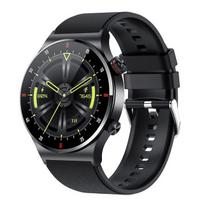LIGE naujas „Bluetooth Call“ išmanusis laikrodis Vyriškas Visas jutiklinis ekranas Sportinis fitneso laikrodis „Bluetooth“ tinka „Android ios“ išmaniesiems laikrodžiams Silicone belt juoda