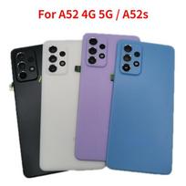 „Samsung Galaxy A52 4G 5G A525 A526“ galinis akumuliatorius, skirtas Galaxy A52s A528, galinis durelių korpusas su kamera A52 Black