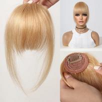 HAIRCUBE 100 % žmogaus plaukų kirpčiukai virš galvos priauginami plaukai Rudi natūralūs plaukai Švelnūs kirpčiukai Moterų kirpčiukai su oro kirpčiukais