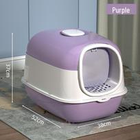 Didelė uždara kačių kraiko dėžė su UV sterilizacija ir automatiniu dezodoravimu Large Litter Box