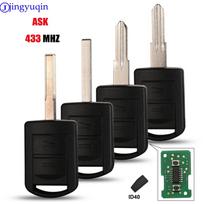 jingyuqin Nuotolinis ID40 Čipas 433 Mhz ASK Automobilio Raktas Opel Vauxhall Corsa c Meriva astra h j g d Combo Automobilio Raktas Automobilio Aksesuarai DW04R dangus