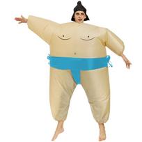 Sumo Kostiumas Imtynininkas Pripučiamas Kostiumas Pripučiamas Vakarėlio Aprangas Cosplay Suknelė Vaikas Vyrai Blue-Adult