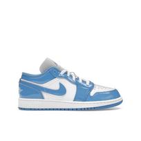 Air Jordan 1 Low GS UNC Patentiniai Vaikų Sportbačiai Mėlyni Balti Legendiniai Mėlyni FZ3929-114 35.5