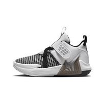 Nike LeBron Witness 7 PS Balti Juodi Vaikams Sportbačiai Metaliniai Sidabriniai DQ8647-100 29.5