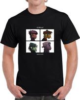 Demon Days Gorillaz 4 Animacinis Grupės Narys Marškinėliai L