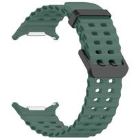 Originalus dirželis Samsung Galaxy watch Ultra 47mm priedai Jūrinio mėlynumo Silikoninis Sportinis Apyrankė Correa Galaxy watch 7 Ultra Dirželis Galaxy watch Ultra