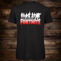 Fortnite Žaidimų Marškinėliai Viršus Baltas/Raudonas | Unisex 100% Medvilnė L