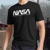 Naujas NASA kirmėlės logotipas Aktyvūs marškinėliai su logotipu Vyriški marškinėliai juokingo dydžio S iki 5XL XL