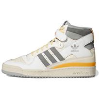 adidas Forum 84 High Balti Pilki Geltoni Unisex Sportbačiai Debesies Baltumo Vidutinio Kietumo Pilki GY5727 36⅔