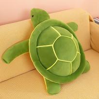 Minkštas vėžlys lėlės pliušinis žaislas imituojantis vėžlys pagalvę sofa 25cm žalia