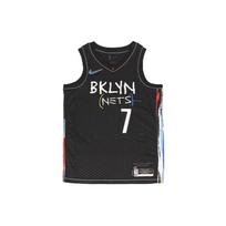Nike NBA Brooklyn Nets Durant Miesto Edition marškinėliai Juodi Vyriški Streetwear CN1713-010 S
