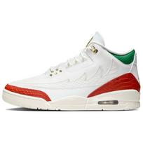 Air Jordan 3 Retro El Vuelo Unisex Sportbačiai Balti Summit-White Metallic-Auksiniai IO1752-100 45