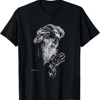 Sadhguru Sketch T-Shirt S įvairiaspalvis