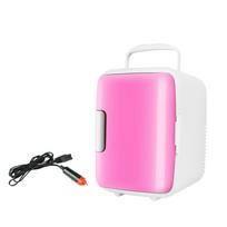 4L Large Capacity Car Refrigerator Food Grade Liner Cooler Warmer Mini Fridge for Dormitory Office Home Mini Fridge mėlyna