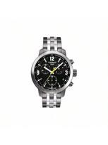 Tissot vyriškas kvarcinis laikrodis su nerūdijančio plieno apyranke, atsparus vandeniui, modelis T055.417.11.057.00 juoda