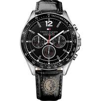 Tommy Hilfiger Luke Black Black Odinis Vyriškas Kvarcinis Laikrodis 1791117 juoda
