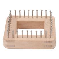 Solid Knitting Loom Square Yarn Knitter Durable Knitting Device  DIY Craft 10*10cm