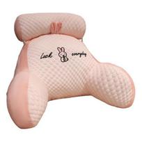 Lovos atrama skaitymo pagalvė su atrama rankoms Cartoon Print Nuimama atlošo atrama sofa sofos pagalvės pagalvė 1pc pilka