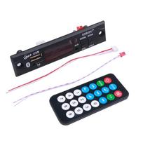 Belaidė Bluetooth MP3 WMA dekoderio plokštė 12V automobilio garso USB TF FM radijo modulis MP3 grotuvas su nuotolinio valdymo pultu