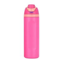 32oz New 304 Thermos Cup Stainless Steel Space Kettle Water Bottle with Straw Car Outdoor Sports Car Water Cup Vacuum Flasks 32OZ rožinė