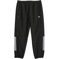 Adidas Originals Skateboarding Gatsele Classic Sports Series Color Block Striped Loose Knit Sweatpants Men Bottoms Black White JC5172 M